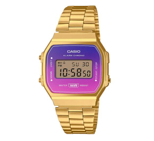 Orologio Digitale In Acciaio Dorato A168WERG-2AEF