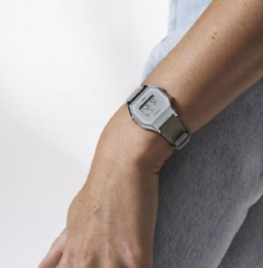 Orologio Donna Con Cinturino In Pelle Grigia LA680WEL-8EF