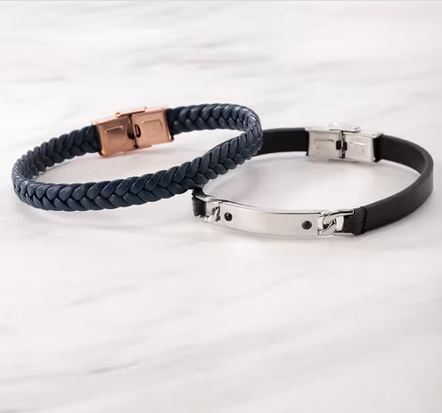 Pulsera Moody Blue and Rosé para hombre SQH49