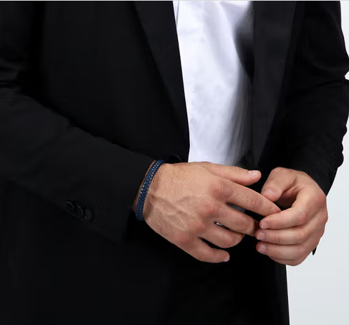 Pulsera Moody Blue and Rosé para hombre SQH49