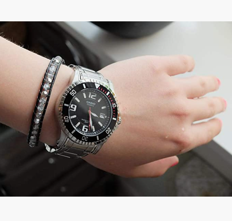 Orologio Uomo Acciaio e Nero MTD-1053D-1AVES