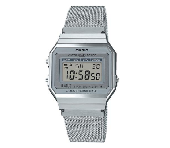 Reloj Digital Mujer Correa Acero A700WEM-7AEF