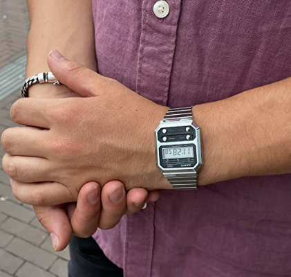 Orologio Digitale Acciaio A100WE-1AEF