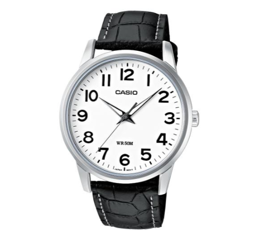 Orologio casio 2025 cinturino pelle
