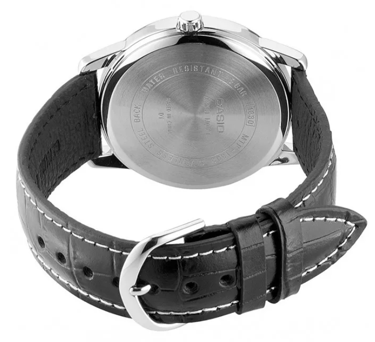 Reloj Hombre Caja Acero Correa Piel MTP-1303Pl-7BVEG