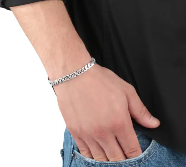 Pulsera Hombre Vela Piedra Negra SAHC14