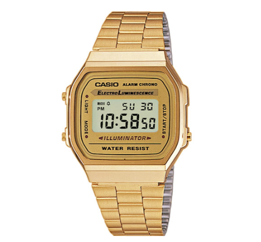 Orologio Digitale Dorato A168WG-9EF