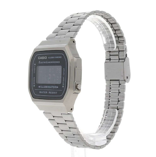 Orologio Digitale Acciaio Nero A168WEGG-1BEF