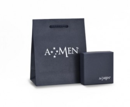 Collana Cavalluccio Marino e Cristallo Azzurro CLANCABP3