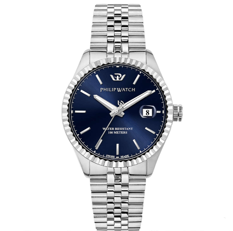 Reloj Caribe Hombre Acero y Esfera Azul R8253597077