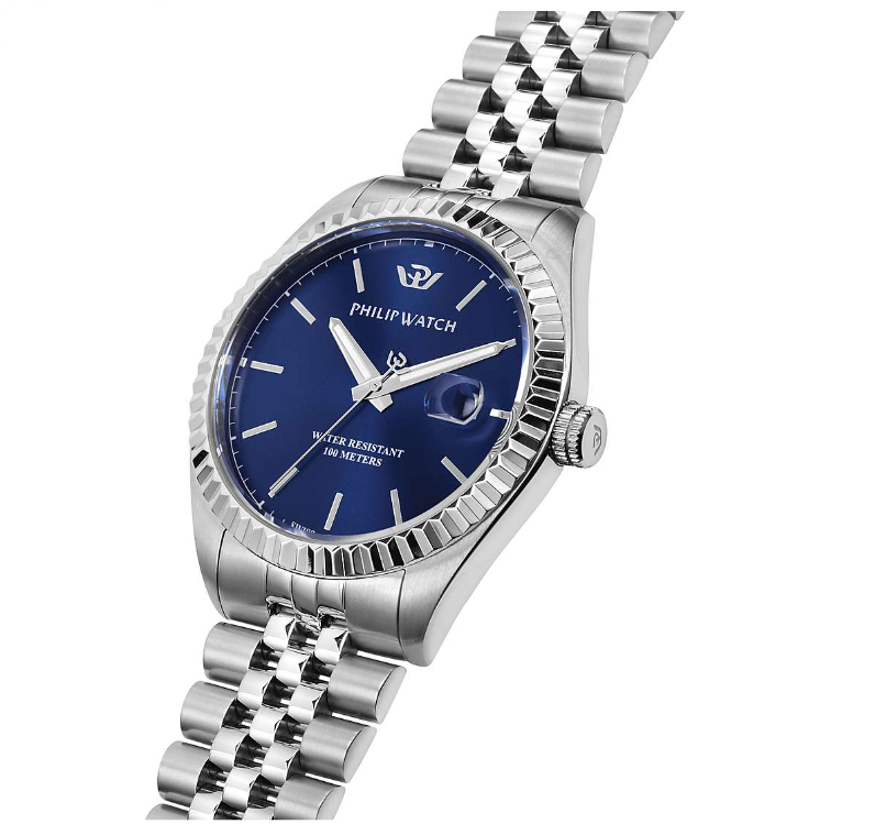 Reloj Caribe Hombre Acero y Esfera Azul R8253597077