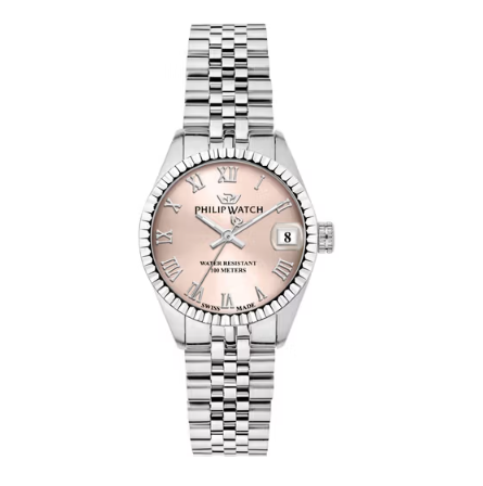 Reloj Mujer Caribe Acero y Rosa R8253597599