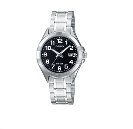 Reloj Mujer Acero y Negro LTP-1308PD-1BVEG