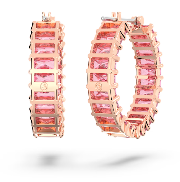 Orecchini a Cerchio Matrix Rosa 5657726