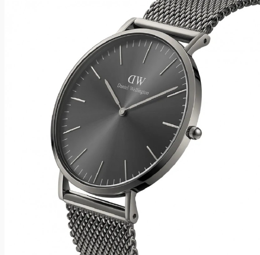 Reloj Classic Mesh Grafito Hombre DW00100630