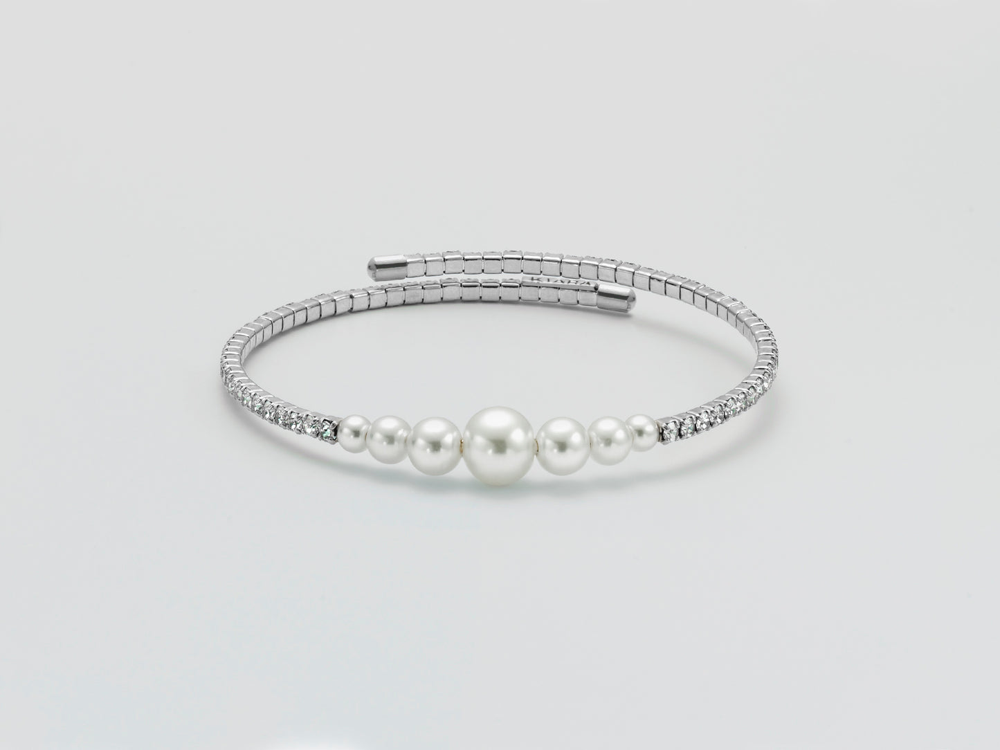 Pulsera con Perlas y Piedras Sintéticas KBRD1538B