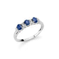 Anello Diamanti e Zaffiri Blu LID3424
