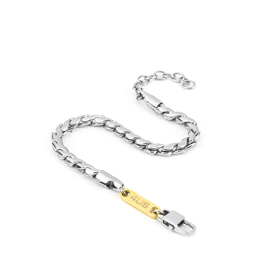 Bracciale Uomo 4US Inserto Dorato 4UBR4371