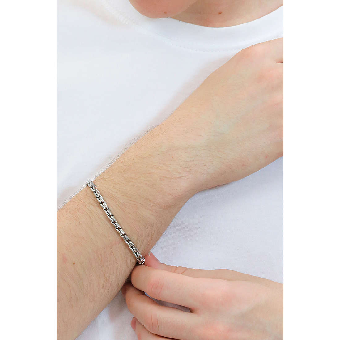 Bracciale Uomo 4US Inserto Dorato 4UBR4371