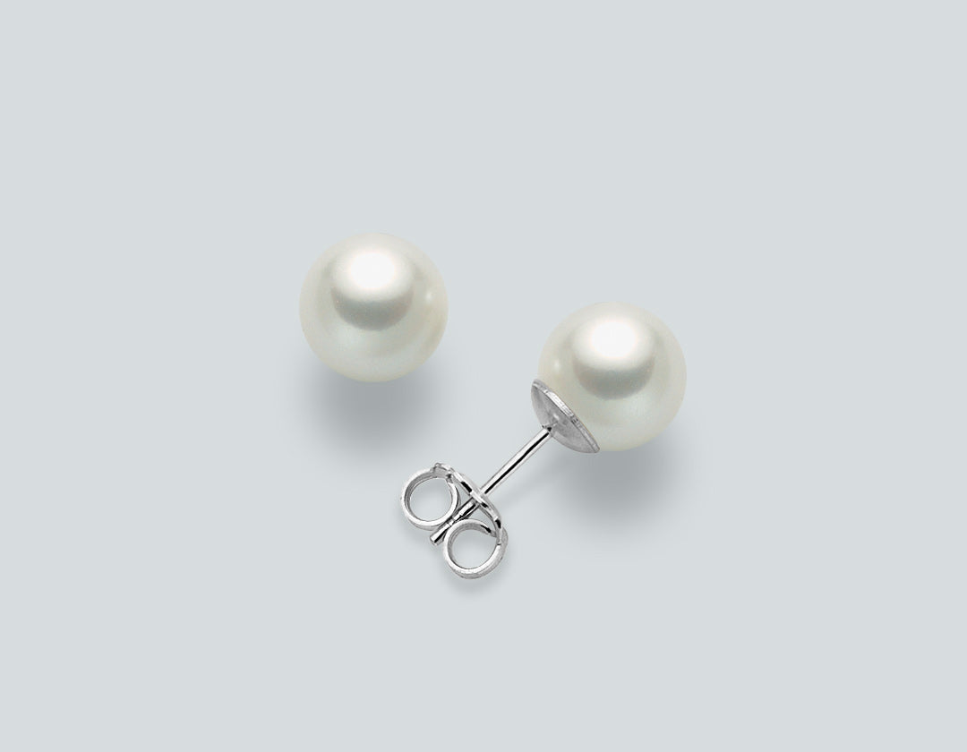 Pendientes gemelos de perlas de Akoya de 8,5 mm PAA885BN