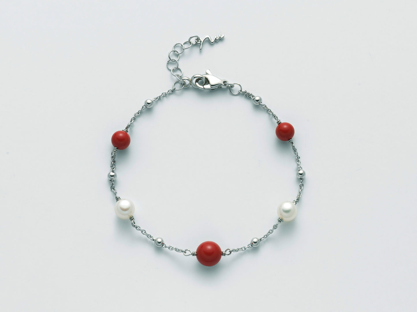Pulsera Coral Rojo Tierra y Mar 7mm PBR3017