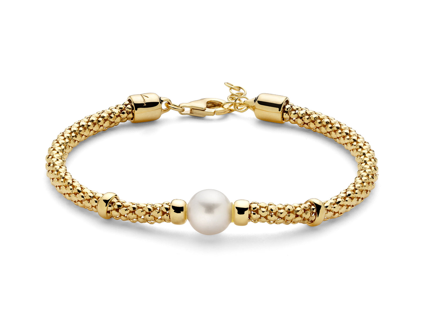Bracciale Miss Italia Dorato Perla 9.5mm PBR3026G