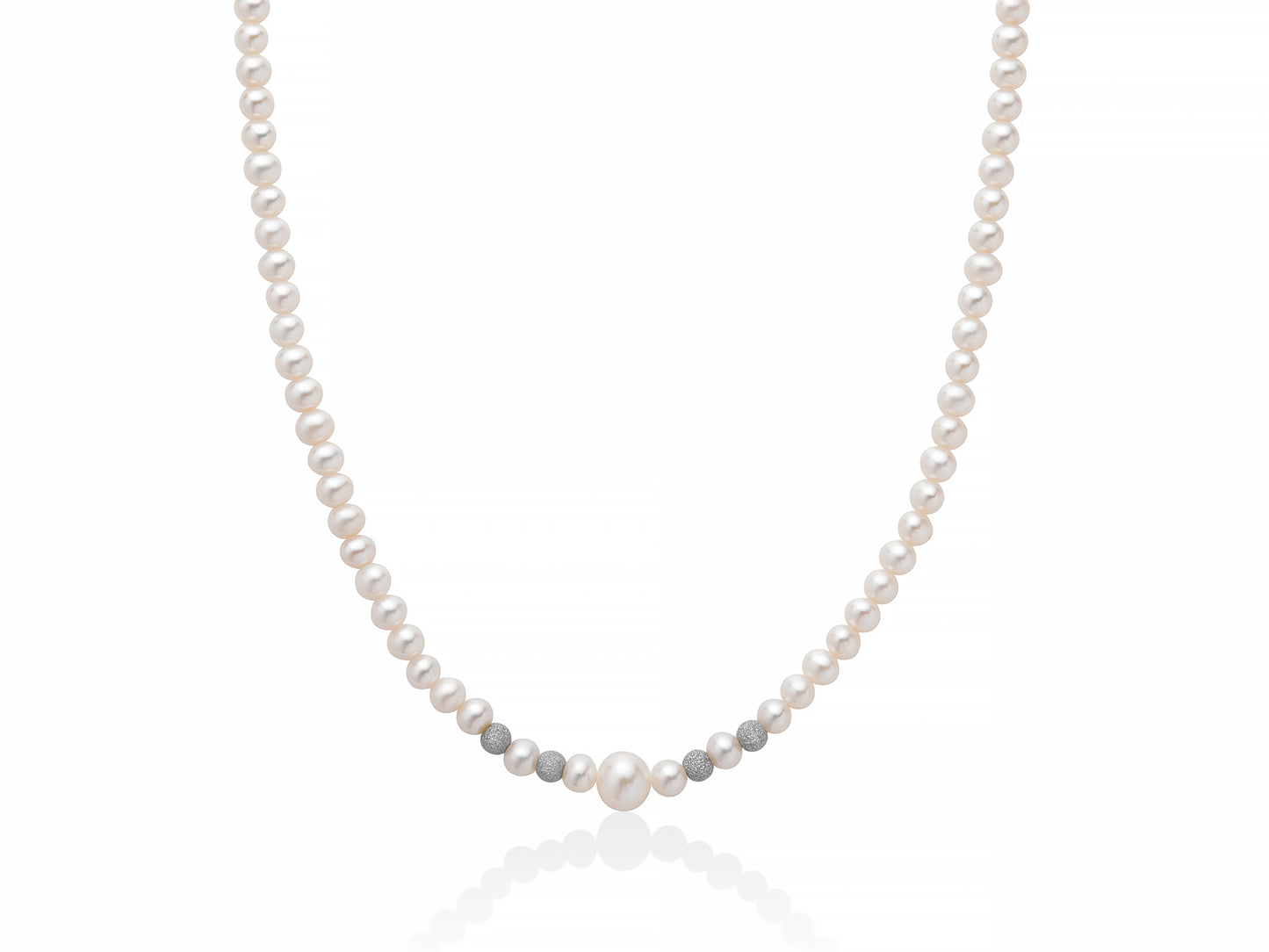 Collana Perle 4.5mm 8mm Boule e Fantasia PCL3080V