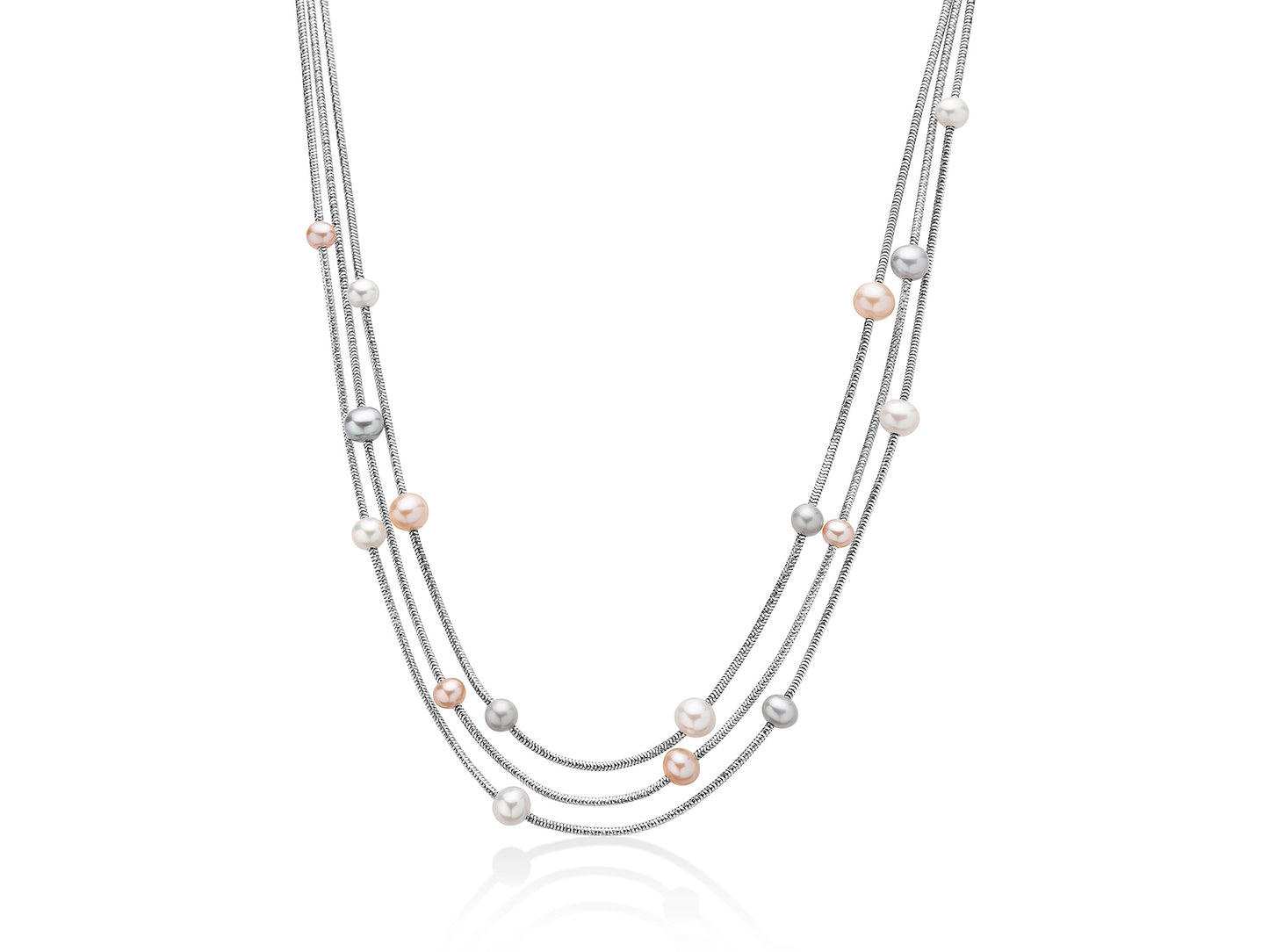 Collana Miss Italia Perle 6.5mm 7mm PCL5627