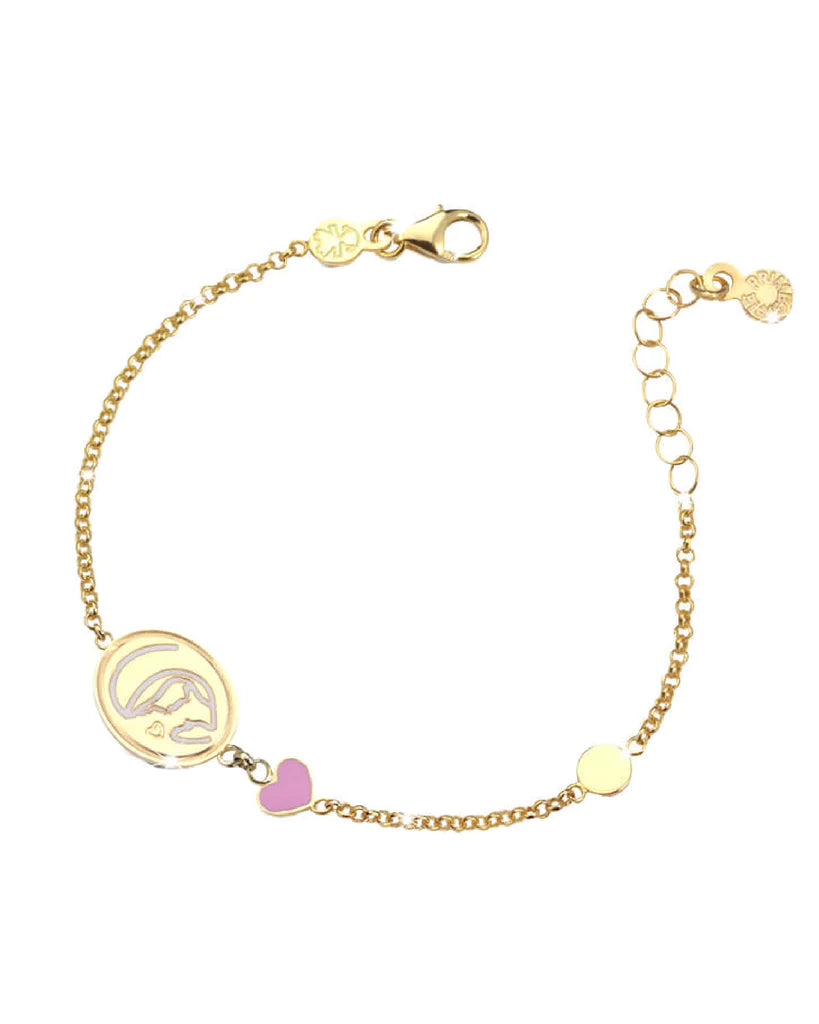 Pulsera Niña Primegioie en Oro Amarillo PMG085