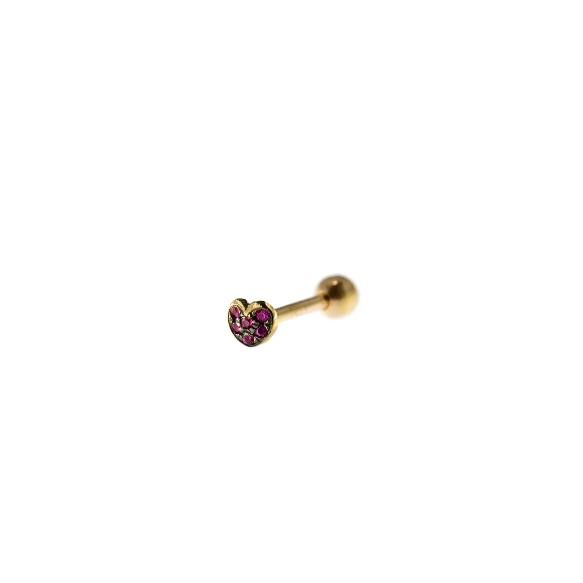 Orecchino Mono Cuore PRZ-013 M1 AU
