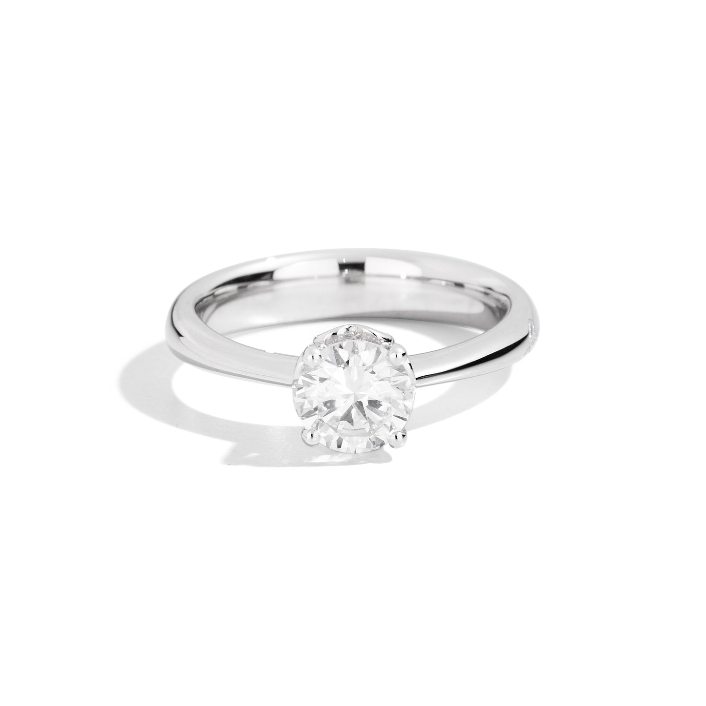 Anello Solitario Anniversary Oro Bianco e Diamante R01SO001