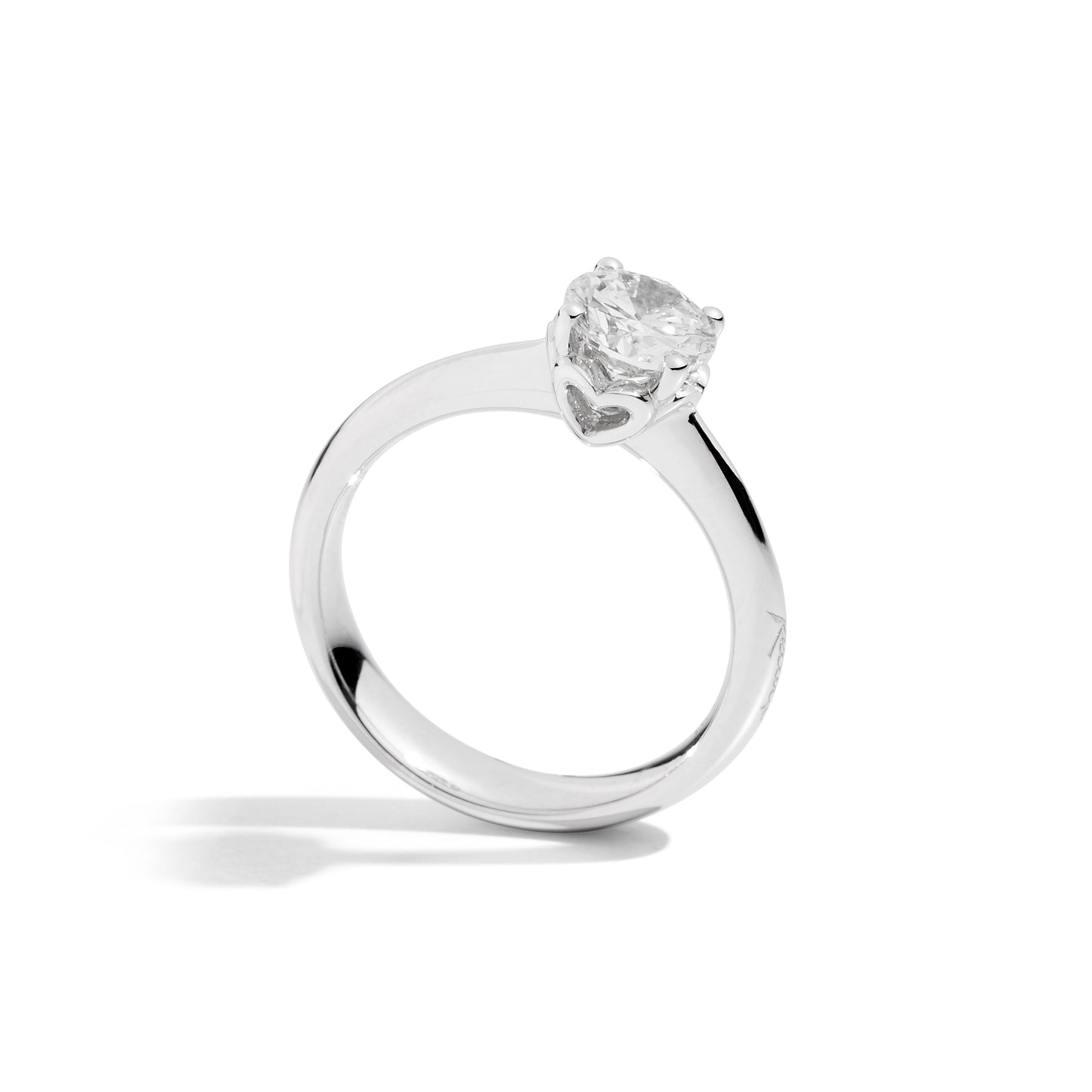 Anello Solitario Anniversary Oro Bianco e Diamante R01SO001