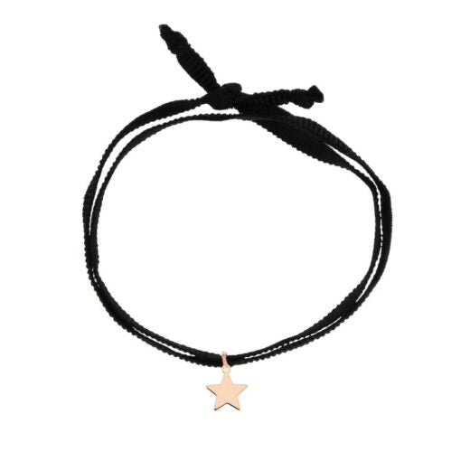 Pulsera de tela I Sogni Son Desideri Rosato Star BR-HIP RAN
