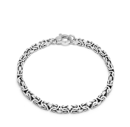 Pulsera pequeña Quadra Byzantine para hombre 11065
