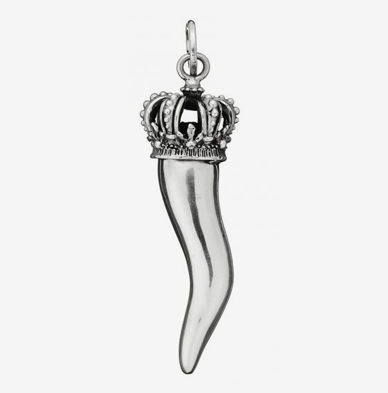 Dije de cuerno de corona mediana 08760