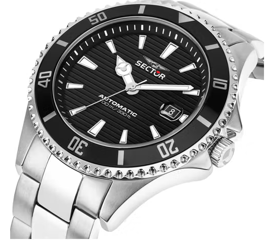 Reloj Automático Hombre Acero y Negro R3223161006