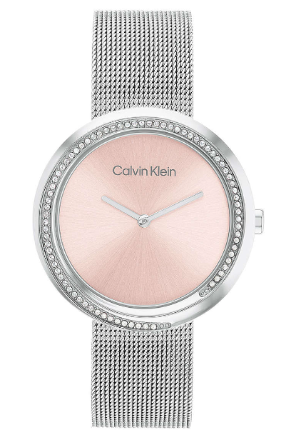 Orologio Donna Sculptural Twist Argentato e Rosa 25200149