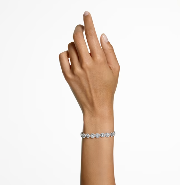 Brazalete angelical en pavé de cristal transparente 5071173