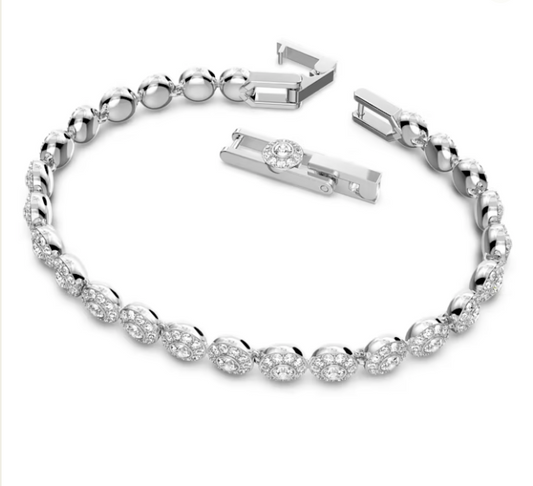 Brazalete angelical en pavé de cristal transparente 5071173