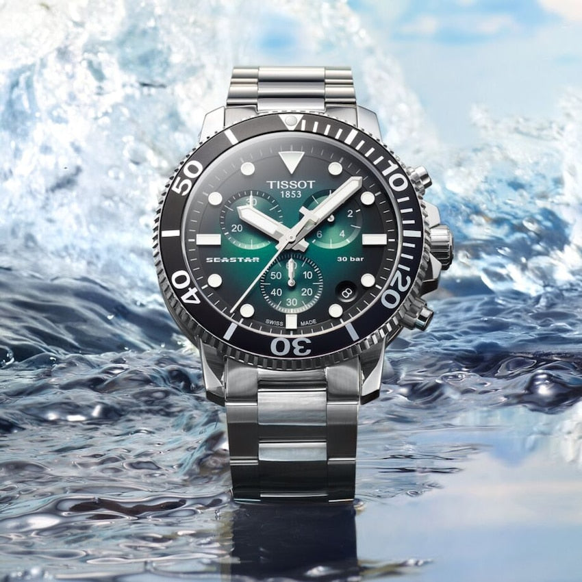 Seastar 1000 Cronógrafo Reloj Hombre T1204171109101