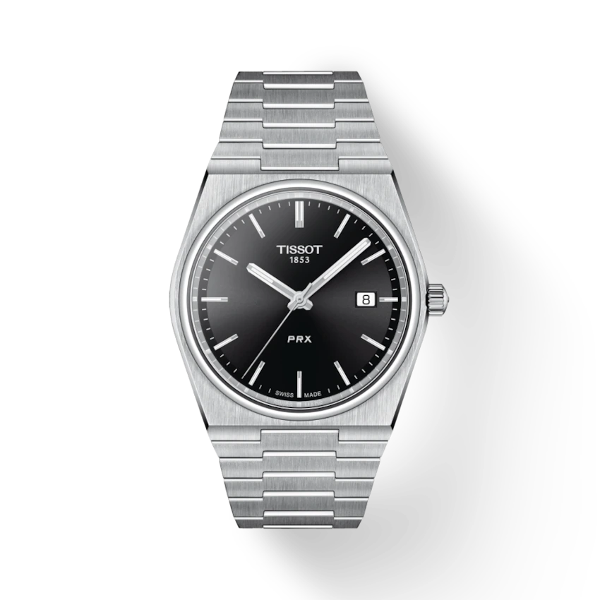 Reloj Prx Hombre Acero y Negro T1374101105100
