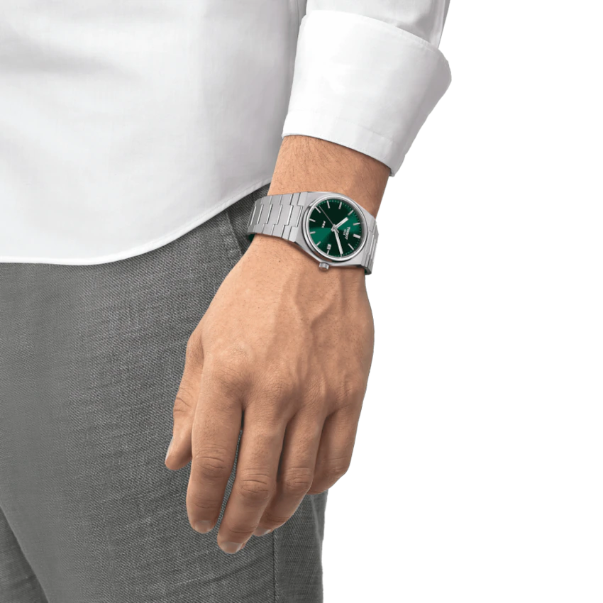 Orologio Uomo Prx Verde T1374101109100