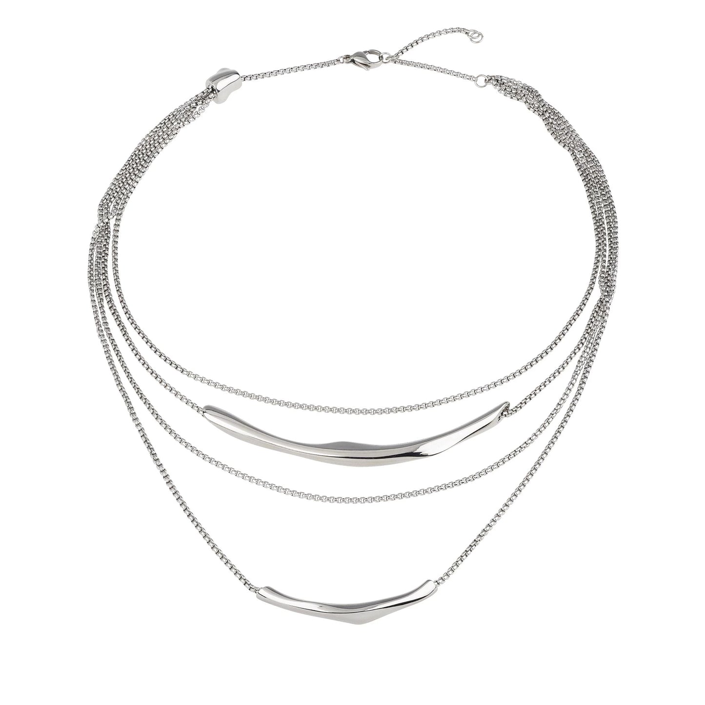 Collana B Witch Multigiro in Acciaio Lucido TJ2758