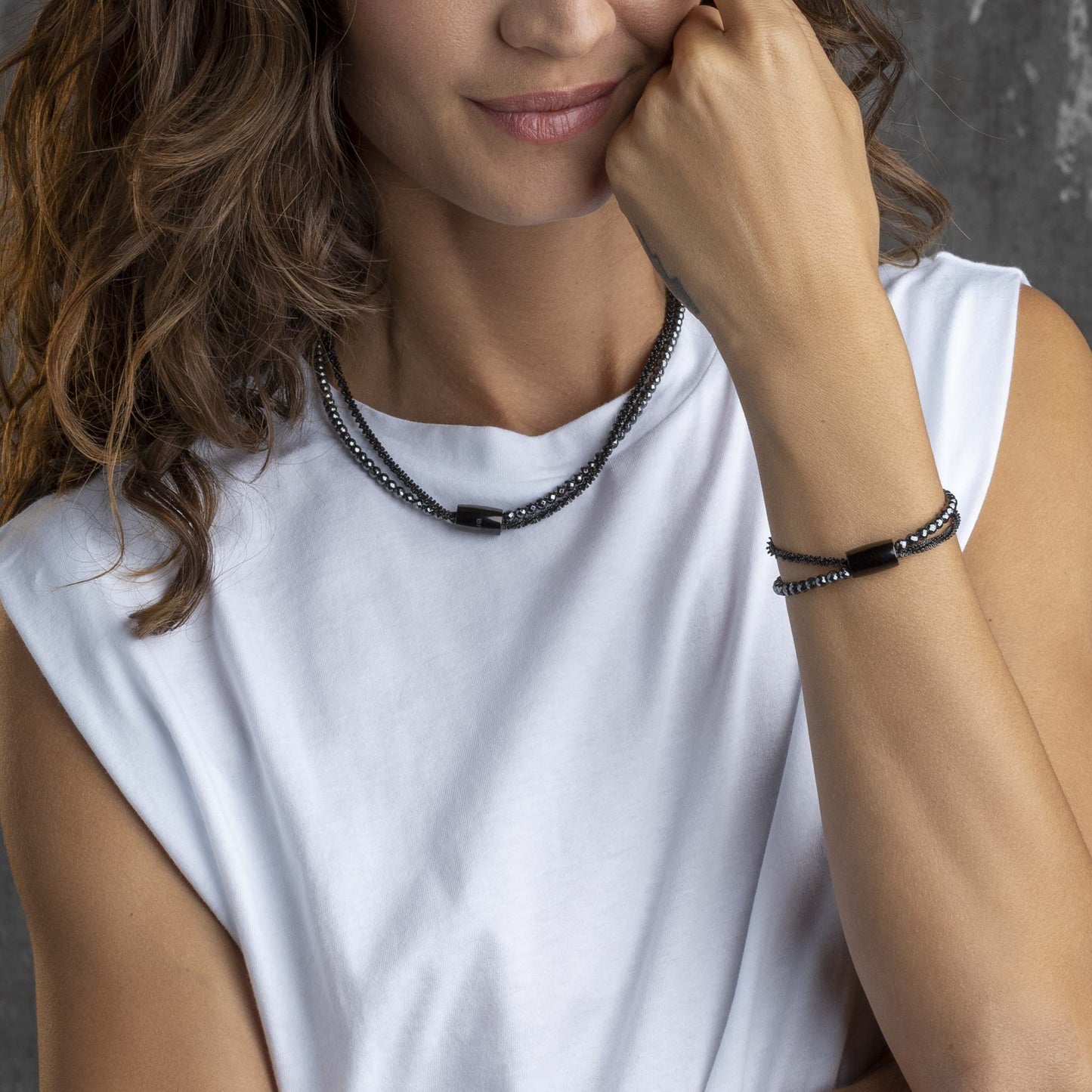 Bracciale Small Stardust Magnetica System Ematite TJ2938