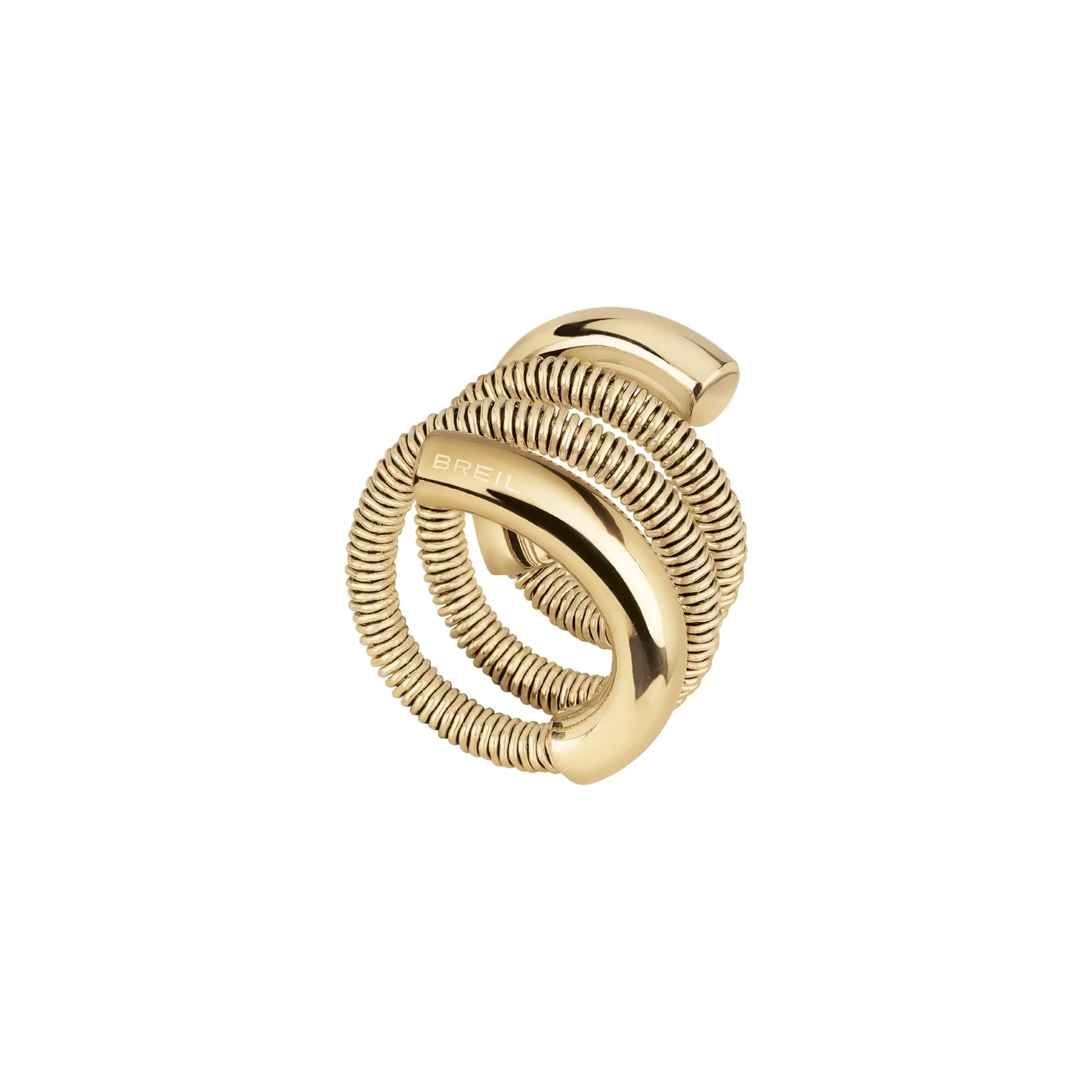Anello New Snake Steel Dorato TJ3082