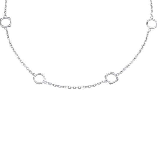 Collana Girocollo New Tetra Silver TJ3167