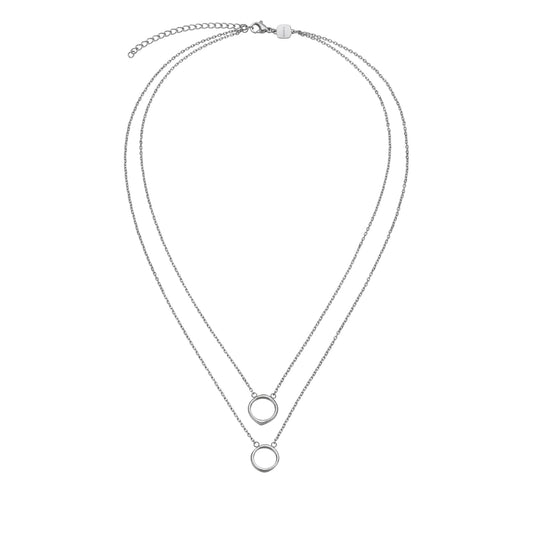 Collana Multifilo New Tetra Silver TJ3169