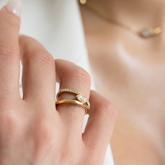 Anello Intersection My Lucky Collection Dorato TJ3191