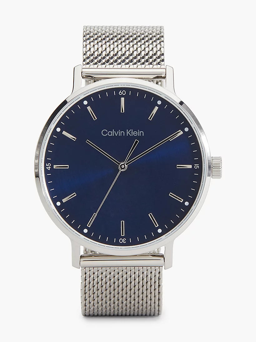 Orologio Uomo Timeless Acciaio e Blu 25200045