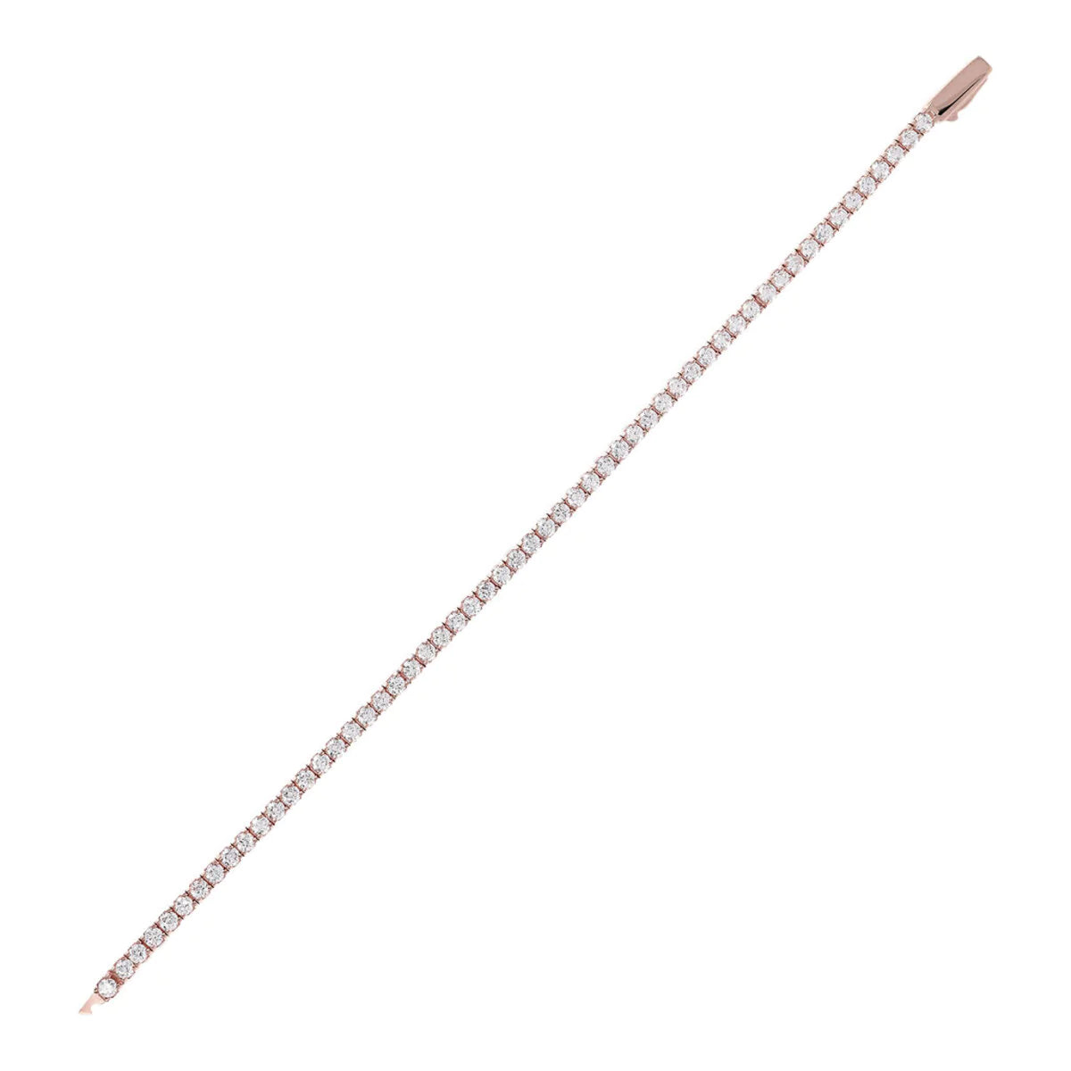 Brazalete Tennis Pavé y Rosa Dorada WSBZ01240.WR-MD